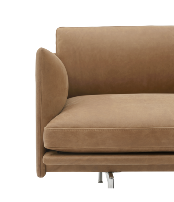Muuto  Muuto Outline 3,5 seater Sofa camel leather