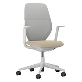 ACX Soft Office Chair soft grey, Plano 03 cream white