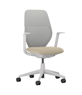Vitra - ACX Soft bureaustoel soft grey, Plano 03 cream white