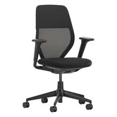 ACX  Soft Bureaustoel deep black, silk mesh nero
