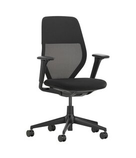 ACX Soft Office Chair deep black, silk mesh nero