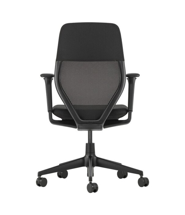 Vitra  ACX  Soft Bureaustoel deep black, silk mesh nero