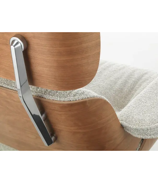 Vitra  Vitra Eames Lounge Chair & Ottoman kersenhout, Nubia cream