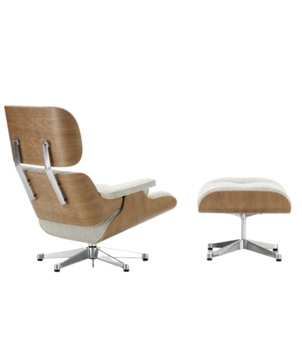 Vitra  Vitra - Eames Lounge Chair American cherry - Nubia cream-sand