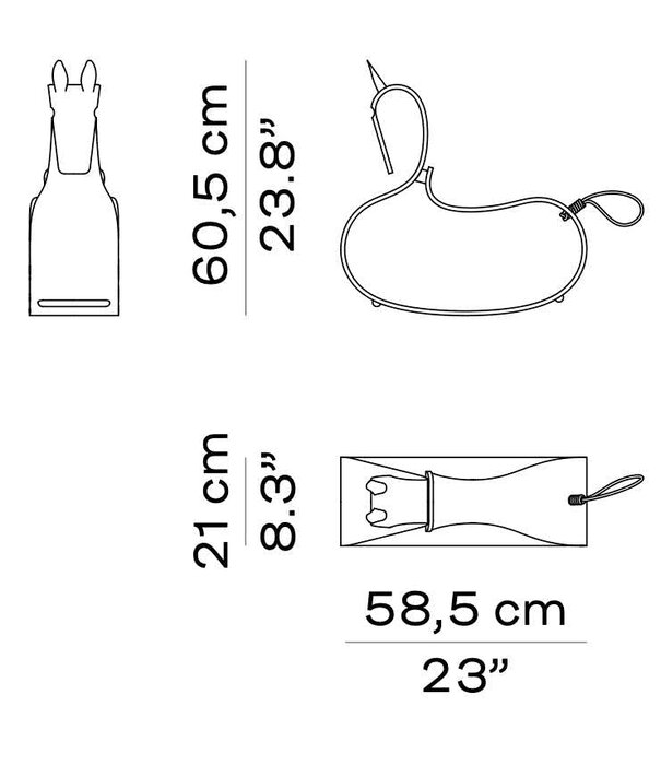 Fritz Hansen Fritz Hansen Rocking Horse