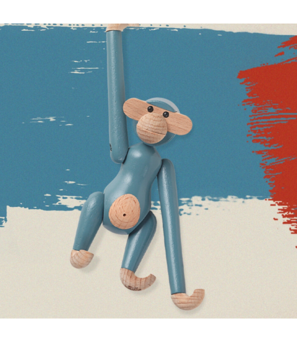 Kay Bojesen  Monkey mini vintage blue