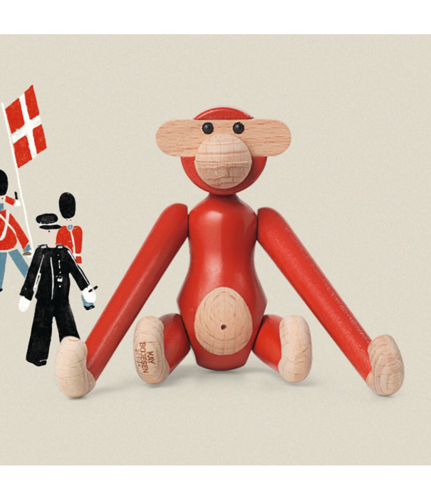 Kay Bojesen  Aap mini vintage rood