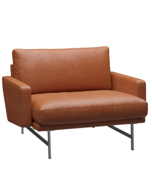 Fritz Hansen PL111 Lissoni Lounge Chair Grace leather