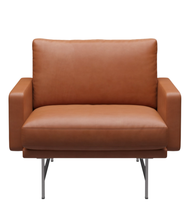 Fritz Hansen Fritz Hansen - PL111 Lissoni Lounge Chair Grace walnut leather