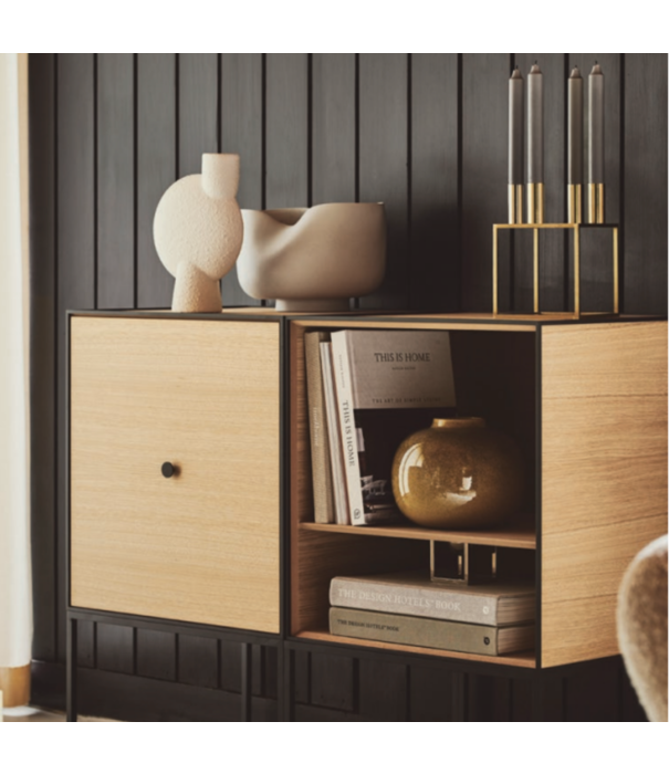 Audo Audo - Frame shelf with door wandmodule