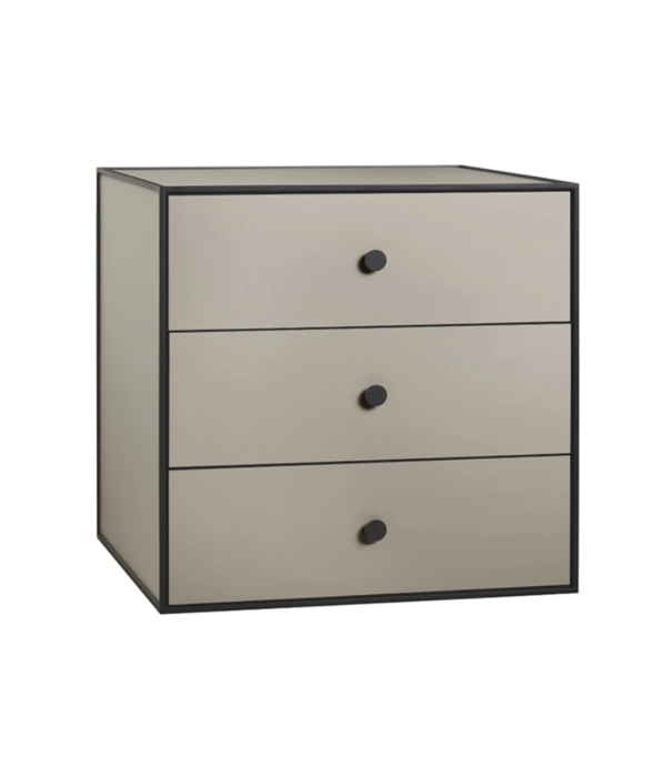 Audo Audo - Frame shelf 3 drawer wandmodule