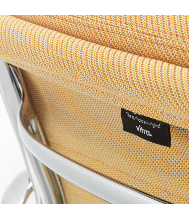 Vitra  Soft Pad Chair EA 208 Bureaustoel gepolijst, stof Track, draaibaar