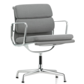 Soft Pad Chair EA 208 polished, fabric Track, rotatable