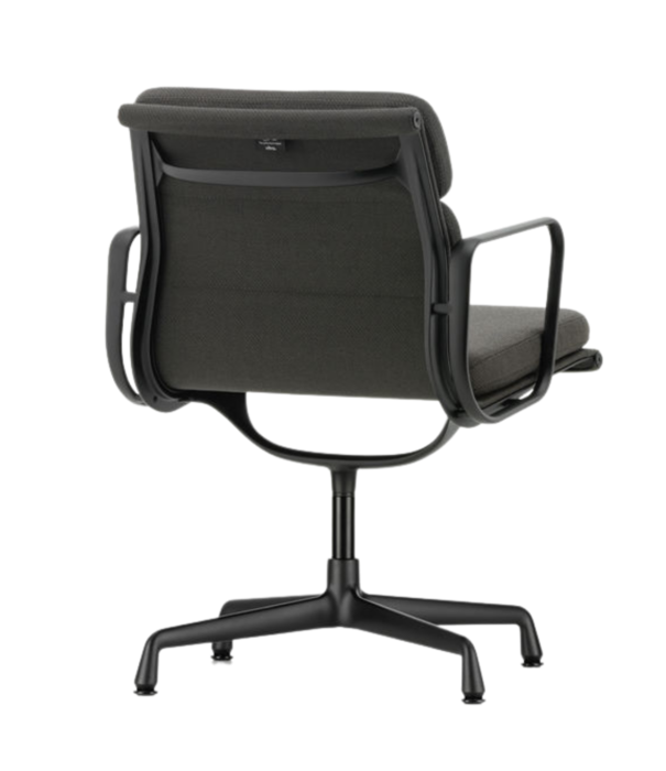 Vitra   Soft Pad Chair EA 208 deep black, fabric Track, rotatable
