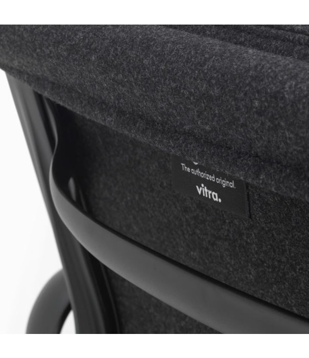 Vitra  Soft Pad Chair EA 208 deep black, Cosy 2, rotatable