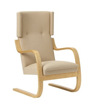 Artek - 401 Lounge Chair honing gebeitst, Vidar 323