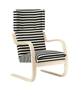 Artek - 401 Lounge Chair naturel berken, Polo