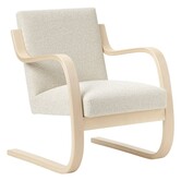 402 Armchair birch, Nubia 02 cream/pearl