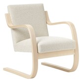 Artek - 402 armchair birch, Nubia 02 cream/pearl