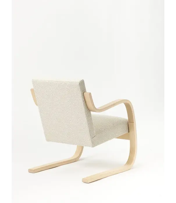 Artek  Artek - 402 armchair birch, Nubia 02 cream/pearl