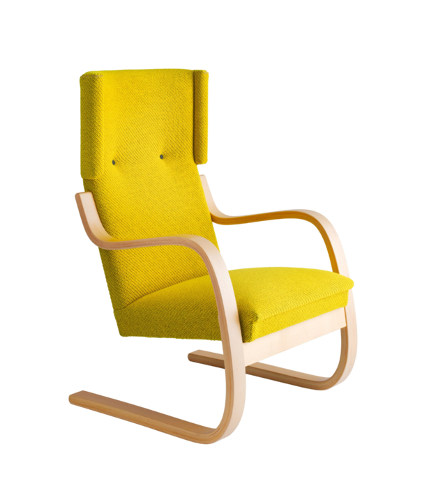 Artek  Artek - 401 Lounge Chair honey stained, Vidar 323