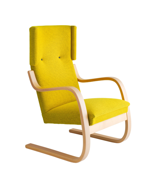 Artek  Artek - Lounge Chair 401 honing gebeitst, Vidar 323