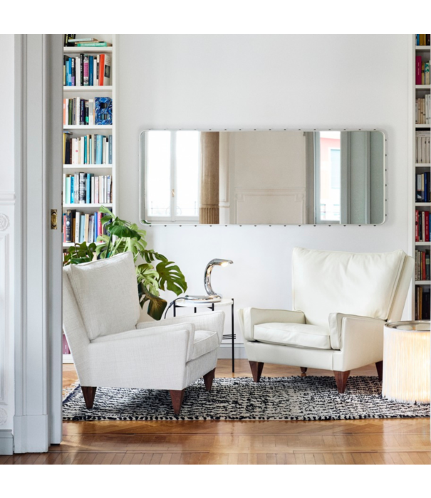 Gubi  V11 Lounge chair Forli 27 Limonta, solid walnut legs