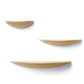 Audo - Gridy Fungi wandplank set van 3 eiken