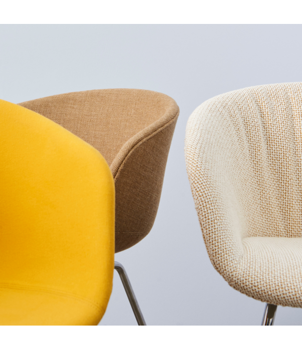 Hay  Hay AAC 27 Soft Chair Tartaglia 857, chromed tube base