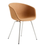 Hay AAC 27 Chair Tadao 600 brown, chromed tube base