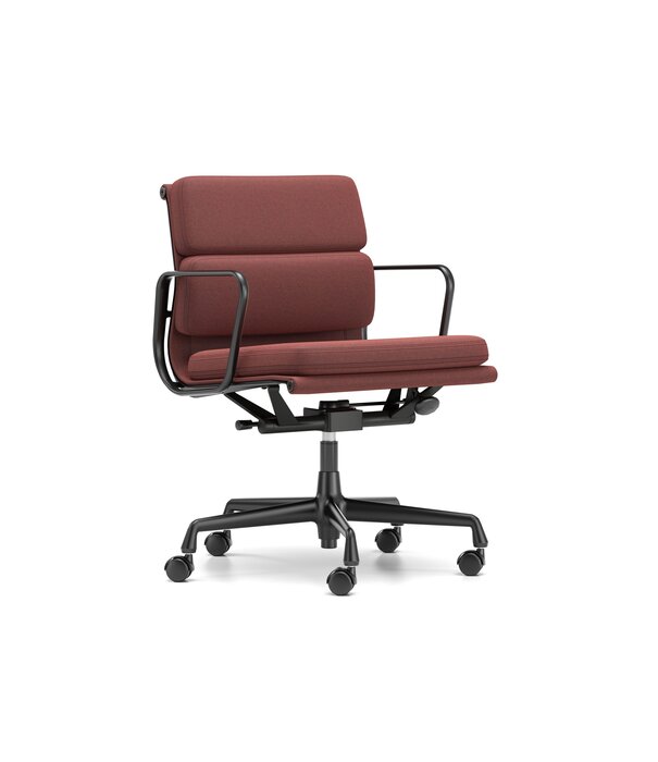 Vitra  Vitra - Soft Pad Chair EA 217 onderstel diepzwart, Cosy 2