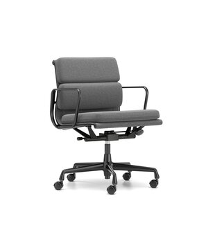 Vitra - Soft Pad Chair EA 217 onderstel diepzwart