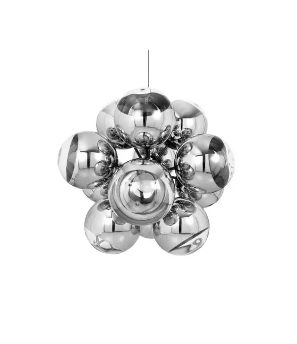 Tom Dixon  Tom Dixon - Mirror Burst Chandelier Silver