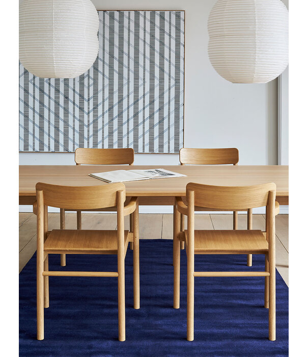 Massimo Copenhagen  Massimo - Earth Bamboo rug vibrant blue