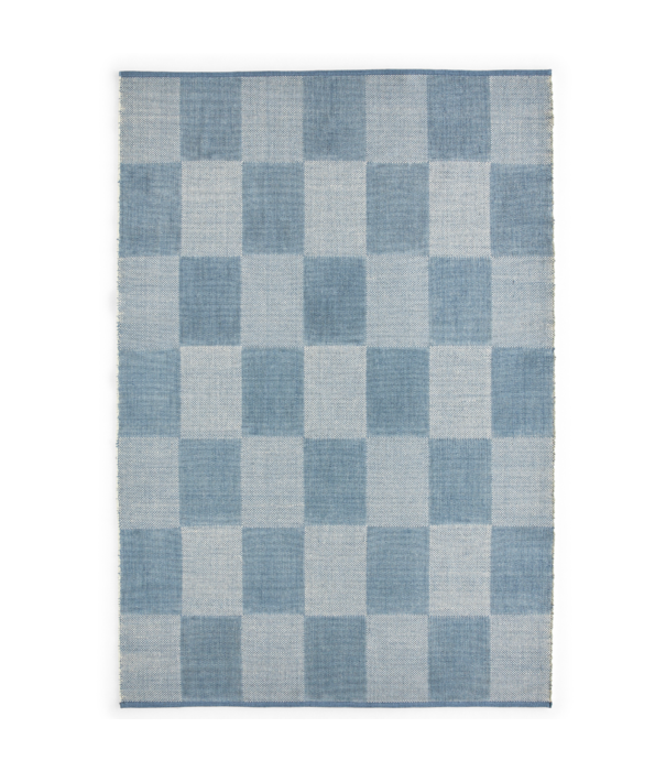 Hay  Hay - Check Rug light blue 140 x 200