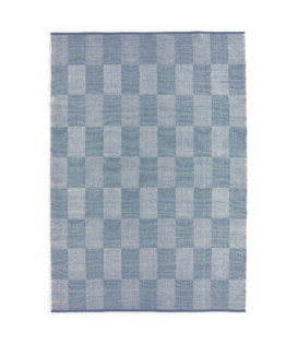 Hay - Check tapijt light blue 170 x 240