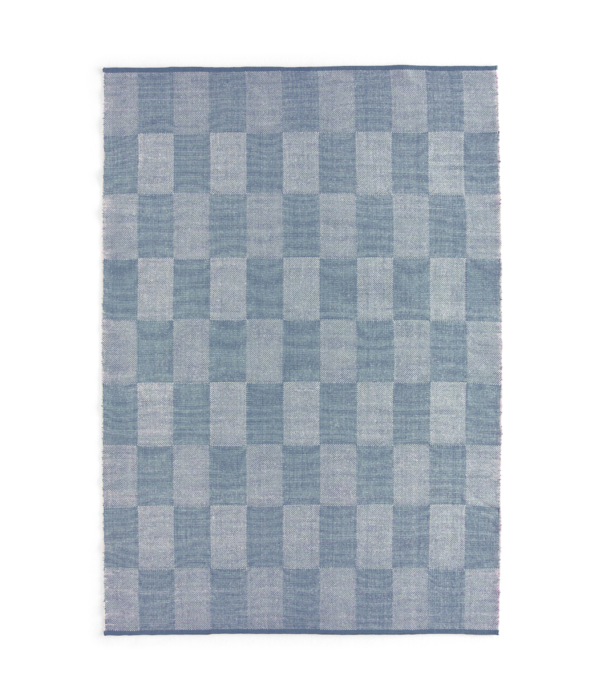 Hay  Hay - Check Rug light blue 170 x 240