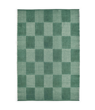 Hay - Check Rug green 140 x 200