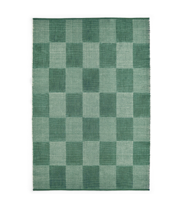 Hay  Hay - Check Rug green 140 x 200