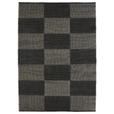 Hay - Check Rug black 170 x 240