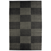 Hay - Check Rug black L check 200 x 300