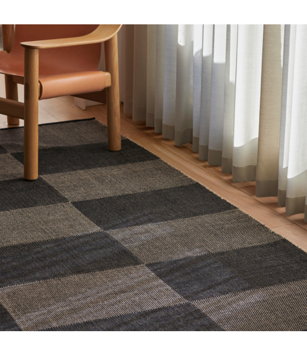 Hay  Hay - Check Rug grey L check 200 x 300