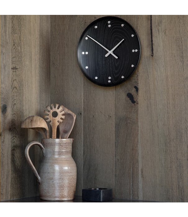 Architectmade  Architectmade - FJ wall clock black ash