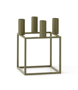 Audo - Kubus 4 candle holder steel