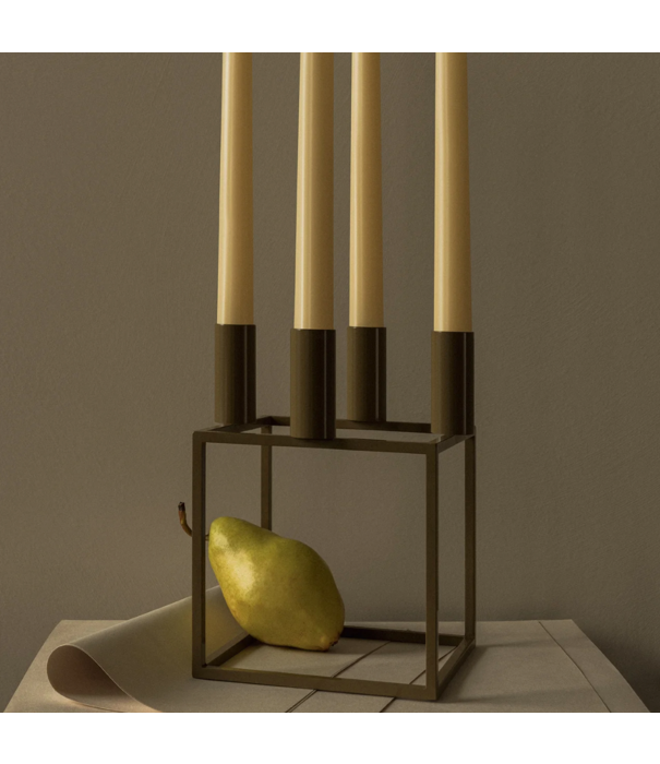 Audo Audo - Kubus 4 candle holder steel