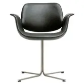 Model 3381 - Flamingo Chair leer, swivel onderstel