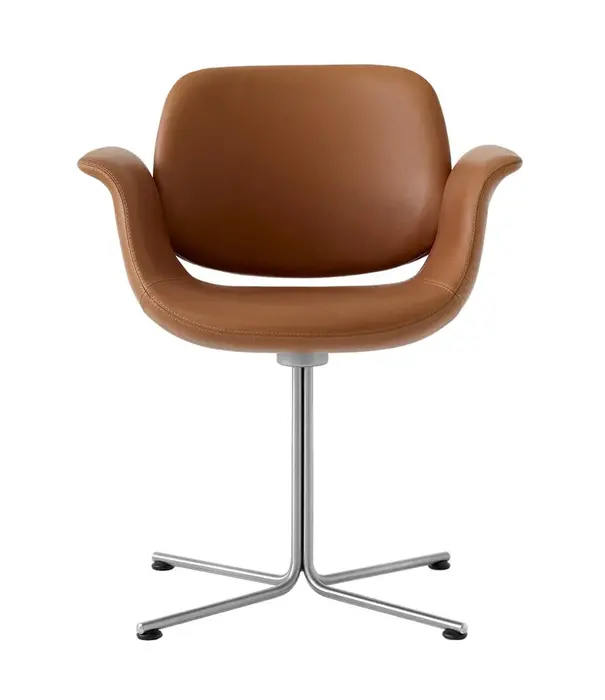Fredericia  Fredericia - Flamingo Chair leather, swivel base
