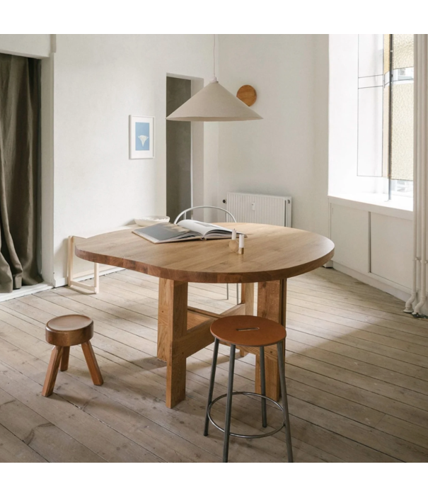 Frama  Frama Farmhouse Trestle Table Pond, dark oak