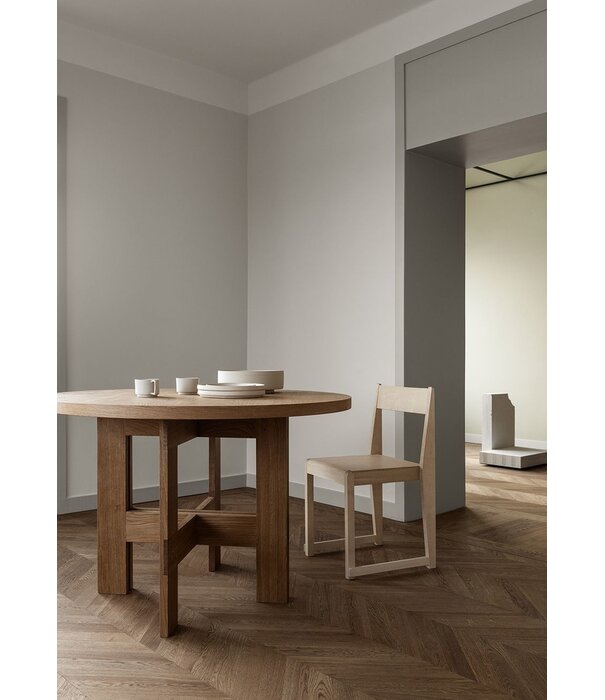 Frama  Farmhouse eettafel Rond donker eiken