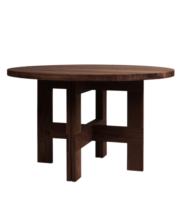 Frama  Farmhouse  Dining Table Round dark oak